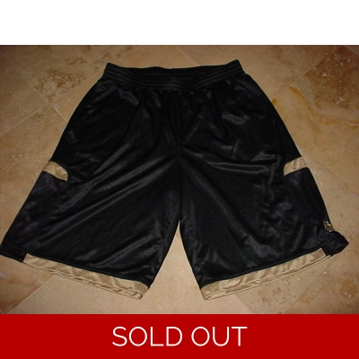 LeBron James Dri-Fit Break Shorts Black/Gold 2XLT
